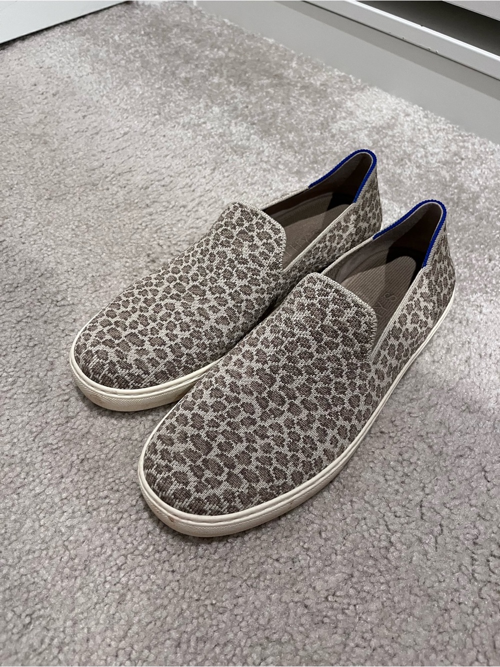 Rothy’s The Slip On Sneaker Leopard Print Size 10